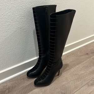 Cole Haan Black Heeled Boots